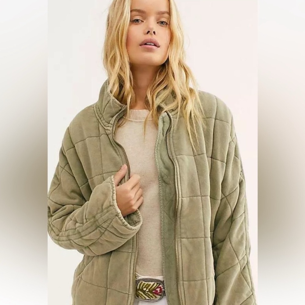 Dolman Quilted Knit Jacket